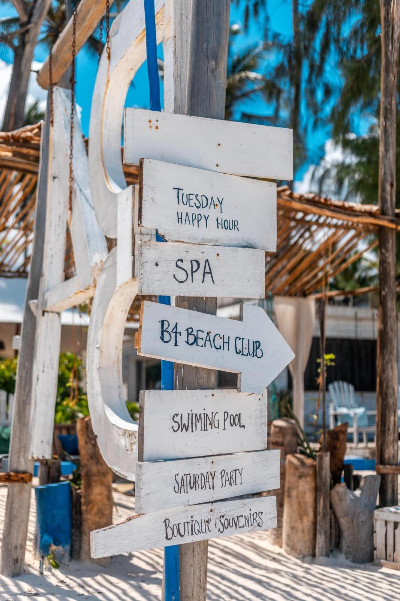 B4 Beach Club Paje Bagian luar foto